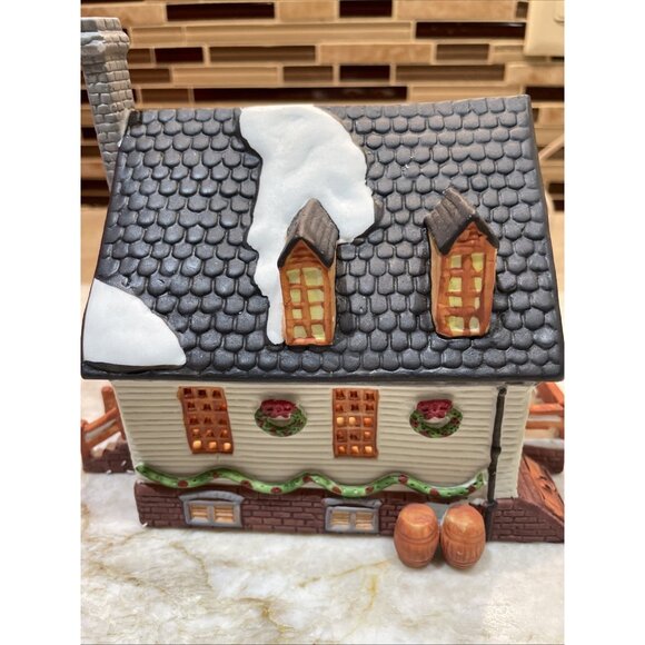 Lemax Dickensvale Village HATHAWAY GENERAL STORE Lighted Building Vintage 1992 - Picture 4 of 12